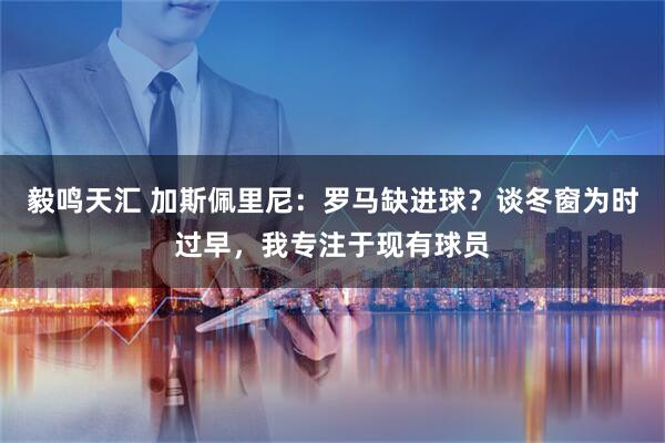 毅鸣天汇 加斯佩里尼：罗马缺进球？谈冬窗为时过早，我专注于现有球员