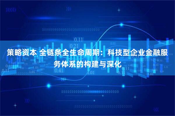 策略资本 全链条全生命周期：科技型企业金融服务体系的构建与深化