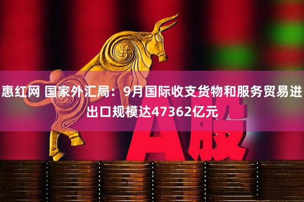 惠红网 国家外汇局：9月国际收支货物和服务贸易进出口规模达47362亿元